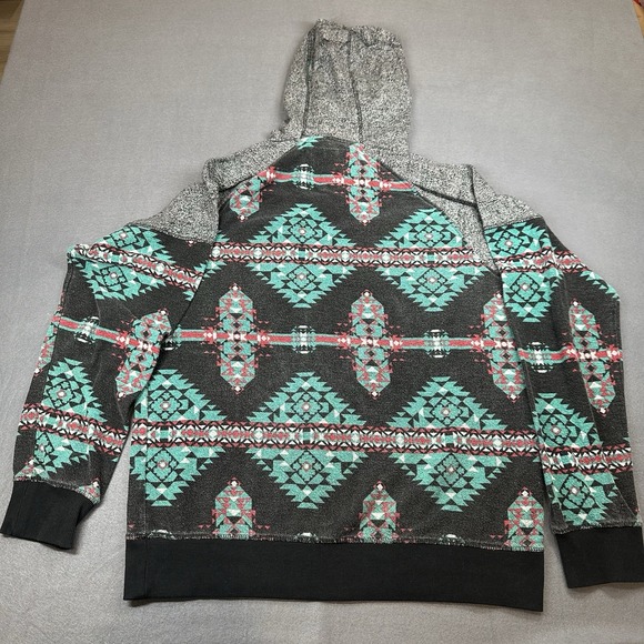 Empyre Surplus Co. Aztec Pattern Men's SIZE L Hoodie - Picture 6 of 6